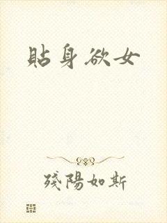 贴身欲女封面