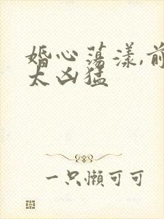 婚心荡漾,前夫太凶猛