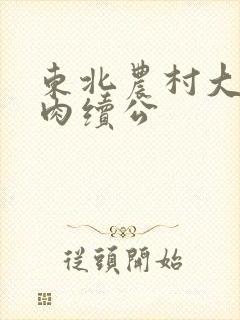 东北农村大炕乱肉续公封面