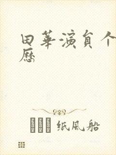 田华演员个人简历封面