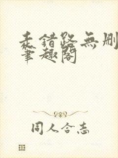 走错路无删减版笔趣阁封面