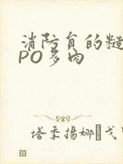 消防员的糙汉文PO多肉封面