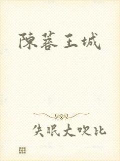 陈蓉王城封面