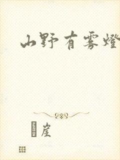 山野有雾灯封面