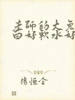 老师的大兔子好白好软水好多