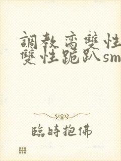 调教脔双性美人双性跪趴sm封面