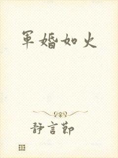军婚如火封面