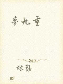 梦九重封面
