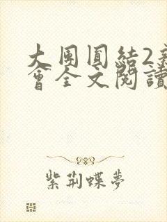 大团圆结2亲情会全文阅读封面