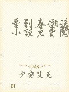 爱到春潮滚滚来小说免费阅读