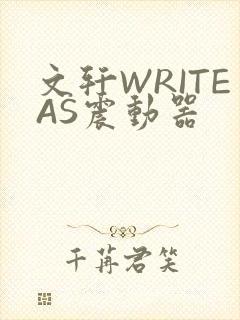 文轩WRITEAS震动器