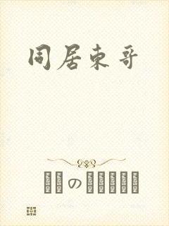 同居东哥封面