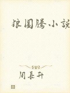 狼图腾小说