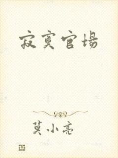 寂寞官场
