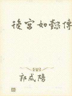 后宫如懿传小说