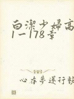 白洁少妇高义第1一178章封面