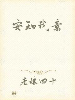 安知我意