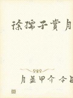 徐孺子赏月