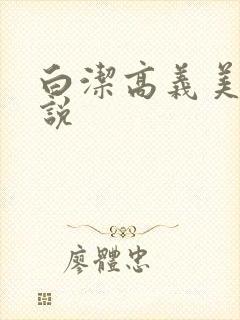 白洁高义美红小说封面