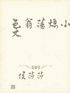 色翁荡熄小说全文