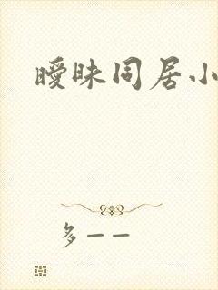 暧昧同居小说