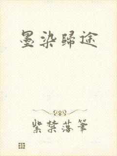 墨染归途封面