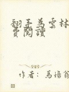 翻手为云林云免费阅读封面