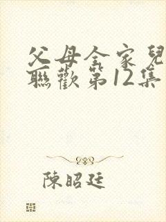 父母全家儿女大联欢第12集封面