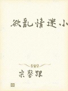 欲乱情迷小说