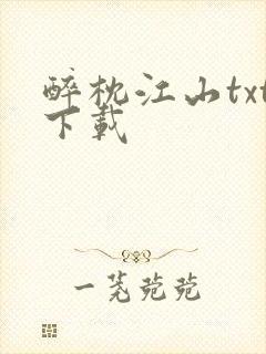 醉枕江山txt下载