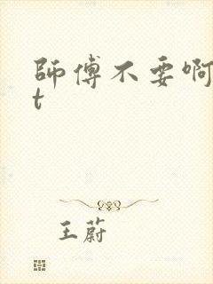 师傅不要啊txt