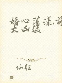 婚心荡漾,前夫太凶猛封面
