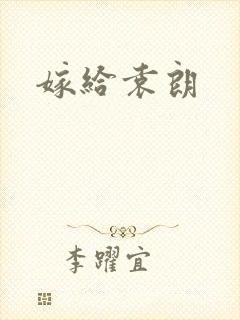 嫁给袁朗封面