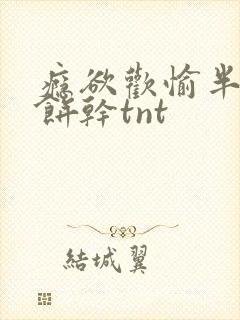 瘾欲欢愉半块小饼干tnt封面