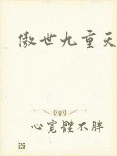 傲世九重天小说