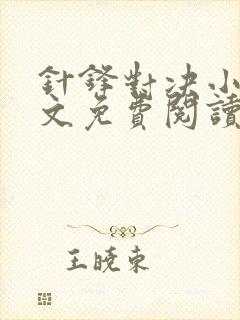 针锋对决小说全文免费阅读完整版