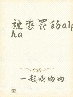 被惩罚的alpha