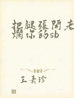 把腿张开老子臊烂你的sb封面