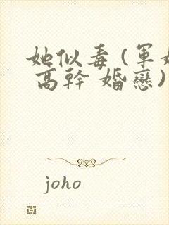 她似毒 (军婚 高干 婚恋)完结封面