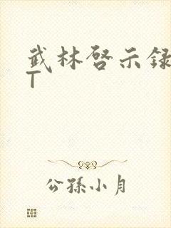 武林启示录TXT封面