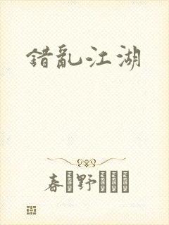 错乱江湖封面