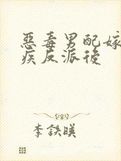 恶毒男配嫁给残疾反派后封面