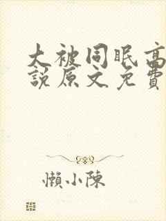 大被同眠高粱小说原文免费阅读