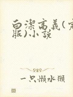 白洁高义(完整版)小说