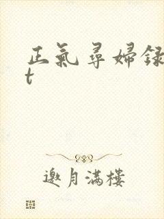 正气寻妇录txt