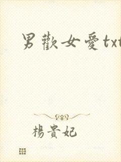 男欢女爱txt
