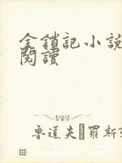金锁记小说全文阅读封面