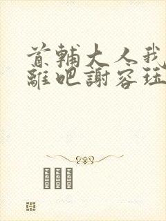 首辅大人我们和离吧谢容珏