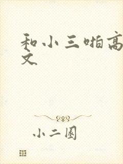 和小三啪高辣h文
