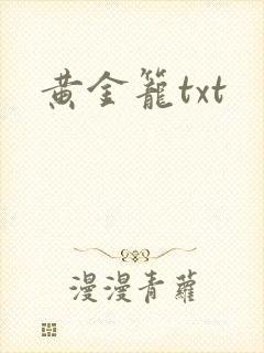 黄金笼txt